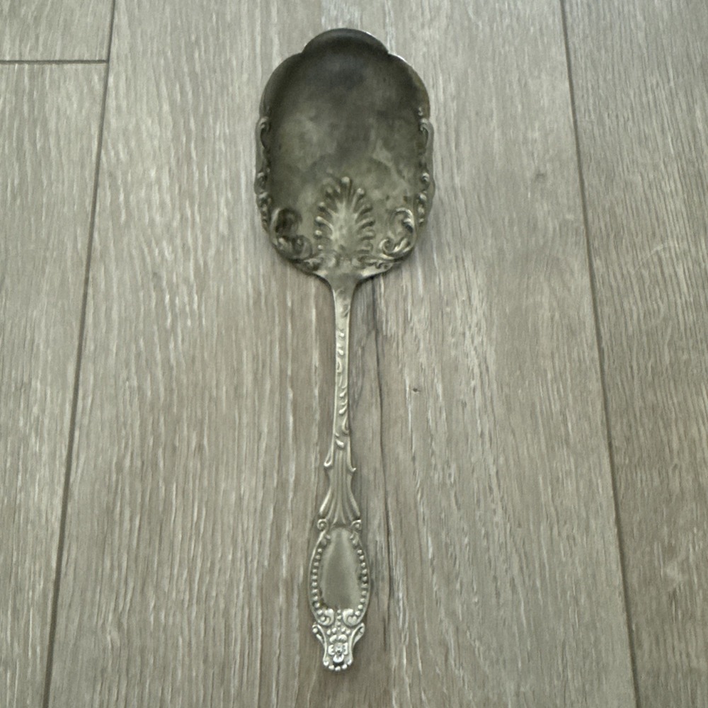 RARE ANTIQUE c1890‎ KENSICO SILVERPLATED BERRY - CASSEROLE SERVING SPOON